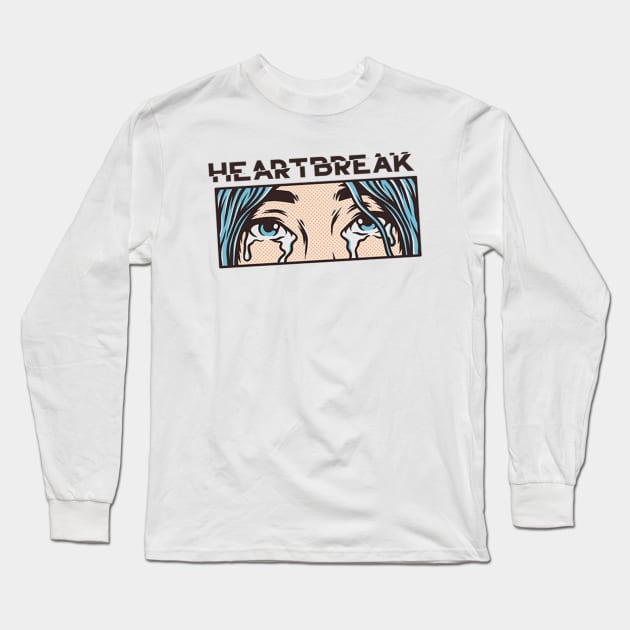 heart break Long Sleeve T-Shirt by MadSpot